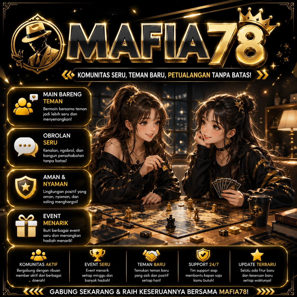 Banner MAFIA78 – Platform Hiburan Digital